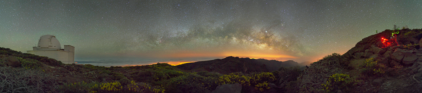 astrophotography canary islands Hike La Palma Landscape milky way night sky Photography  story Travel