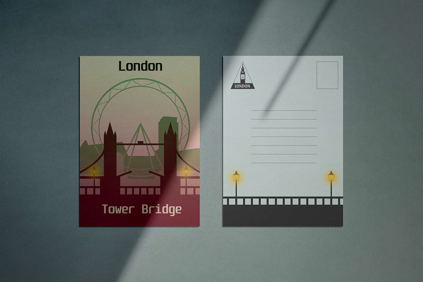 London big ben Travel poster london eye tower bridge UK