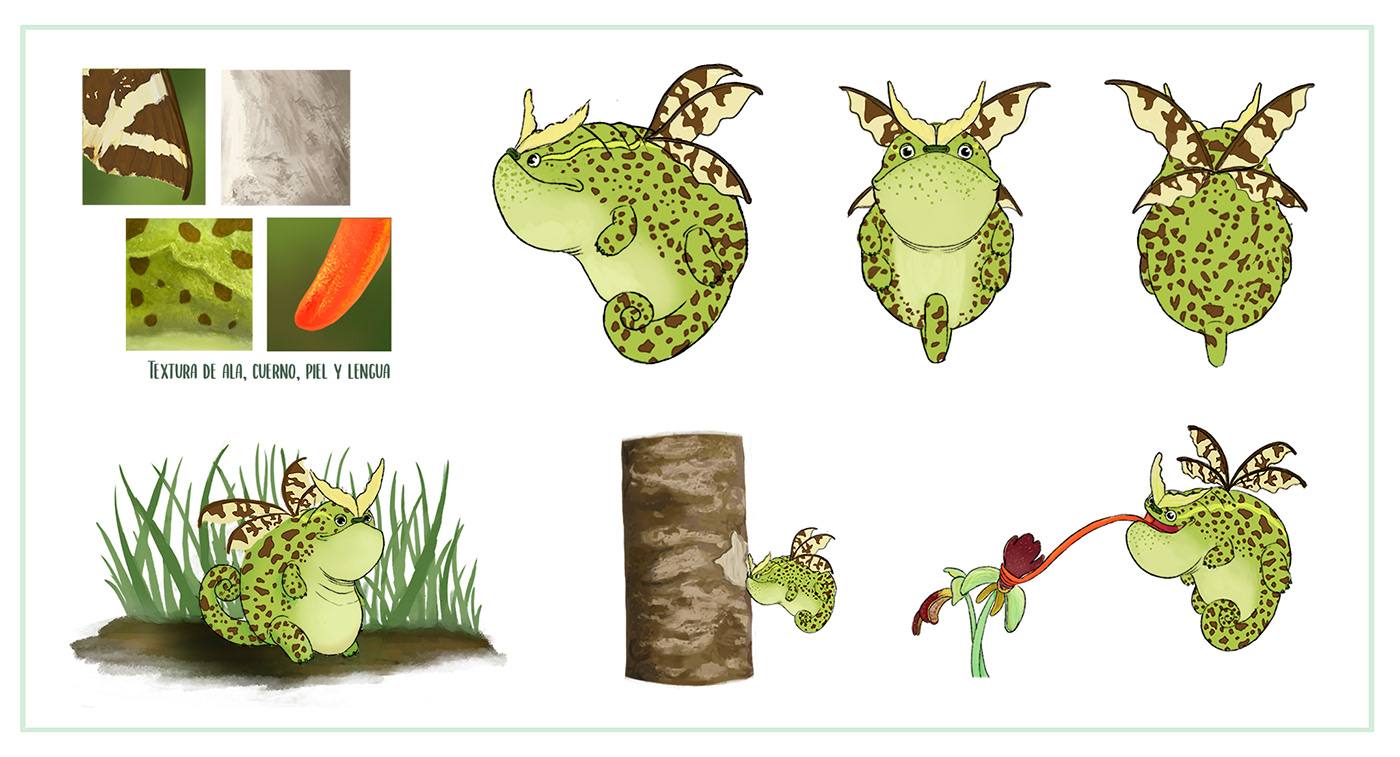 conceptart creature digital 2d ILLUSTRATION  Nature sketches thumbnails