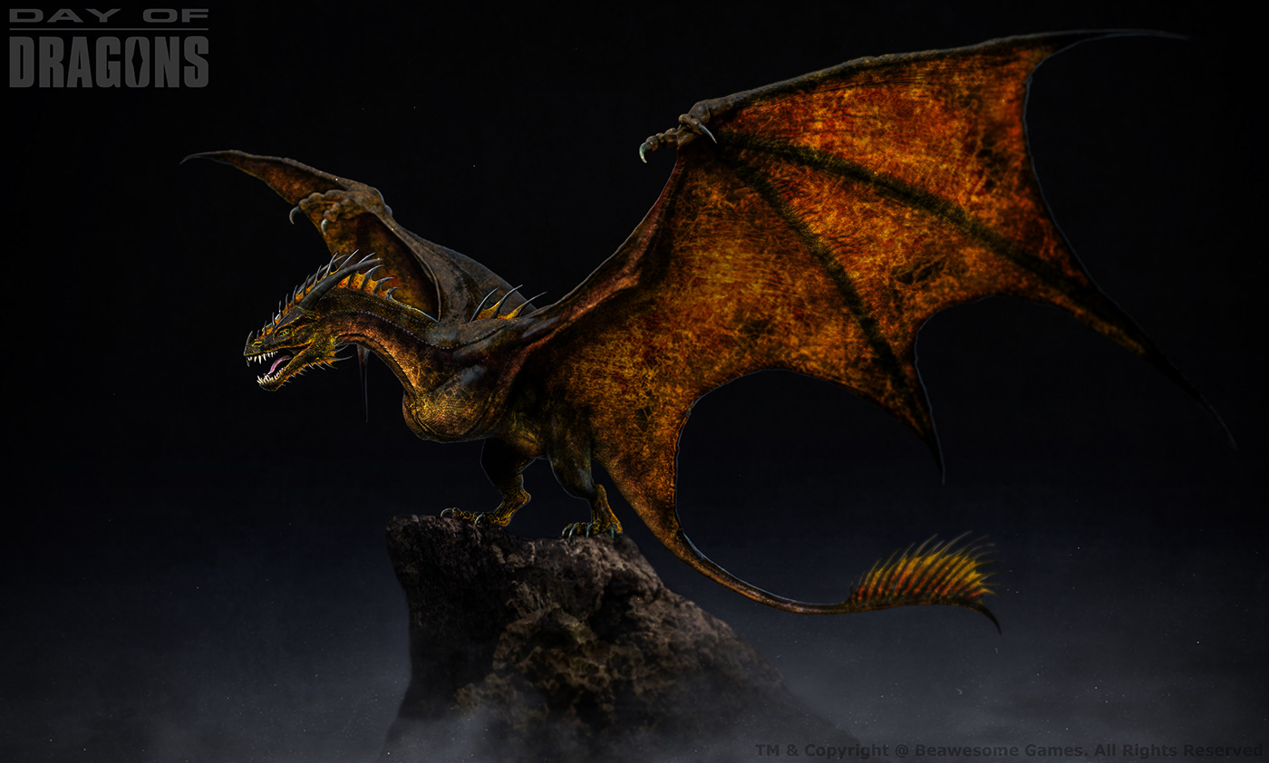 3D Creature Concept Art Creature Design Creature Illustration dragon fantasy