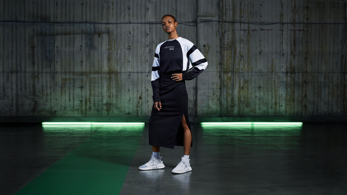 adidas campaign shoe shop eqt basketball Website interaction Layout grid