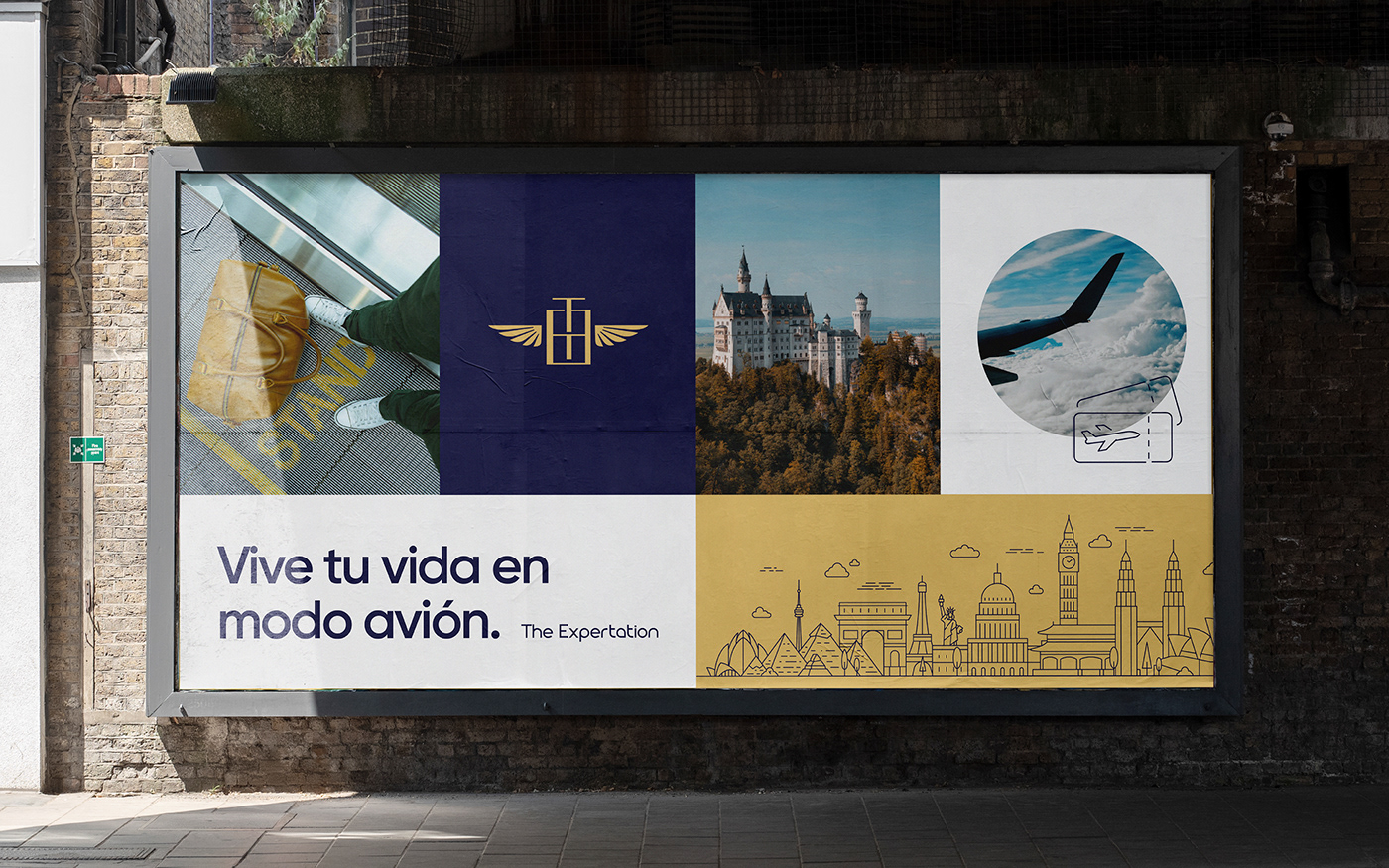 travel agency branding  symbol mexico Logotype Travel tourism Advertising  graphic design  visual identity