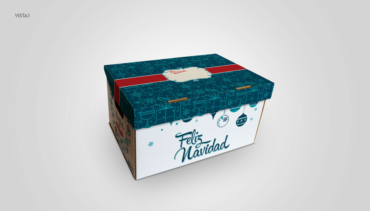 Richard Leyva Packaging caja navideña navidad