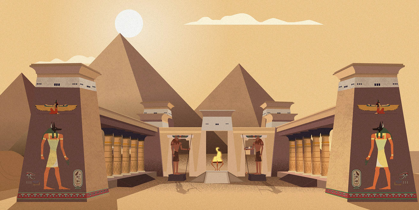 Ancient egypt on Behance