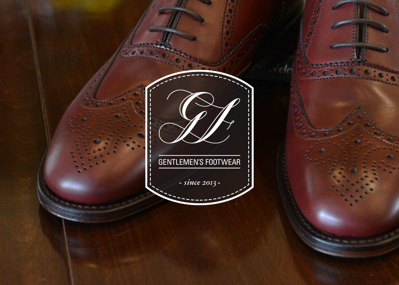 Adobe Portfolio Gentlemen's Footwear Logotype  emblem 
