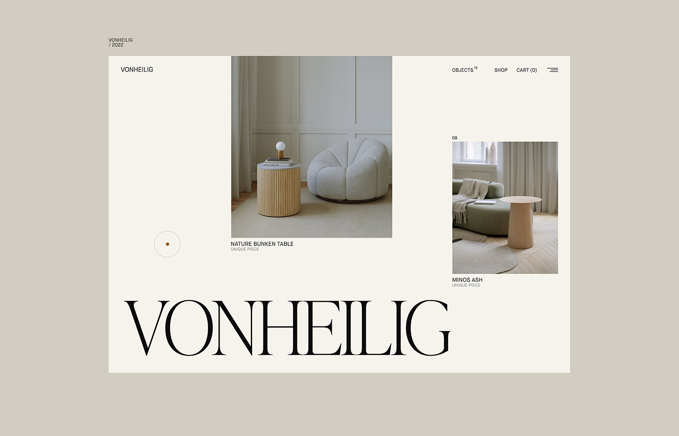 3D art direction  branding  editorial furniture shop typography   UI ux Website