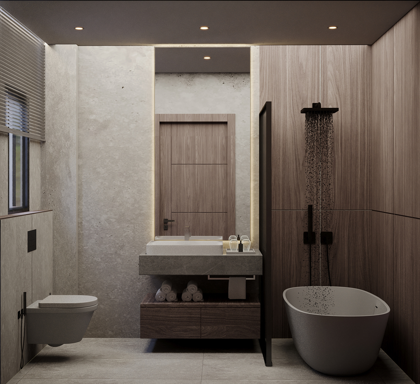 toilet bathroom Interior architecture Render interior design  KSA Saudi Arabia riyadh jeddah