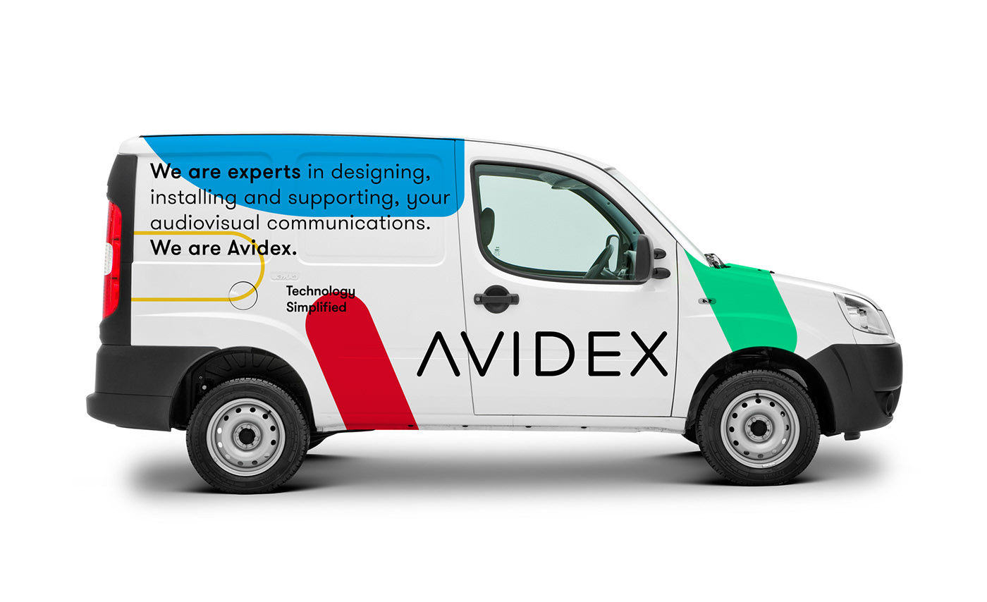 Technology audiovisual Smart living automation brand identity AG Design Agency AVIDEX communication