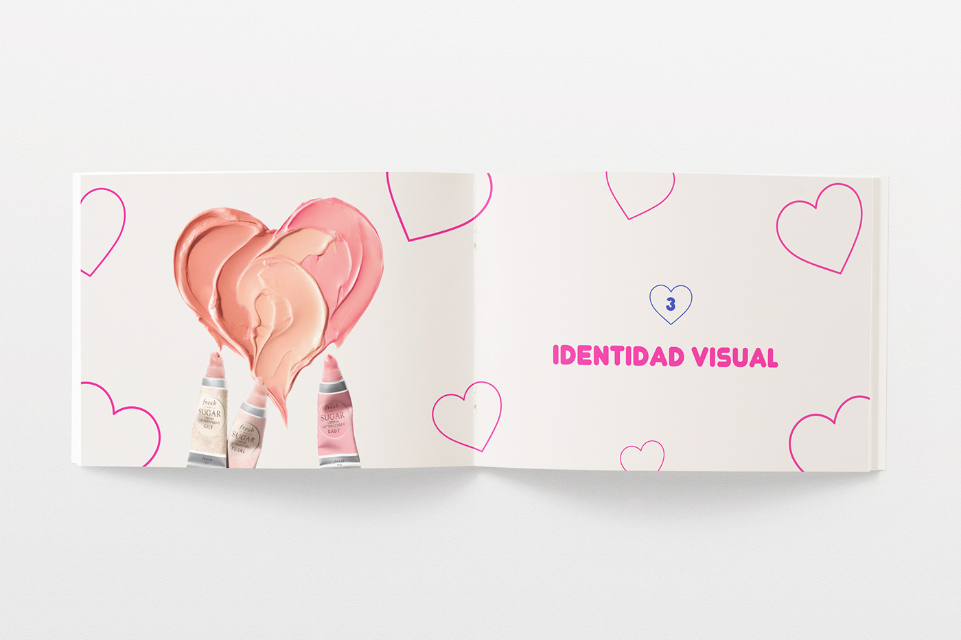 Manual de Marca brand identity Manual de Identidad branding  identidade visual Korea kpop makeup brand manual tienda de maquillaje