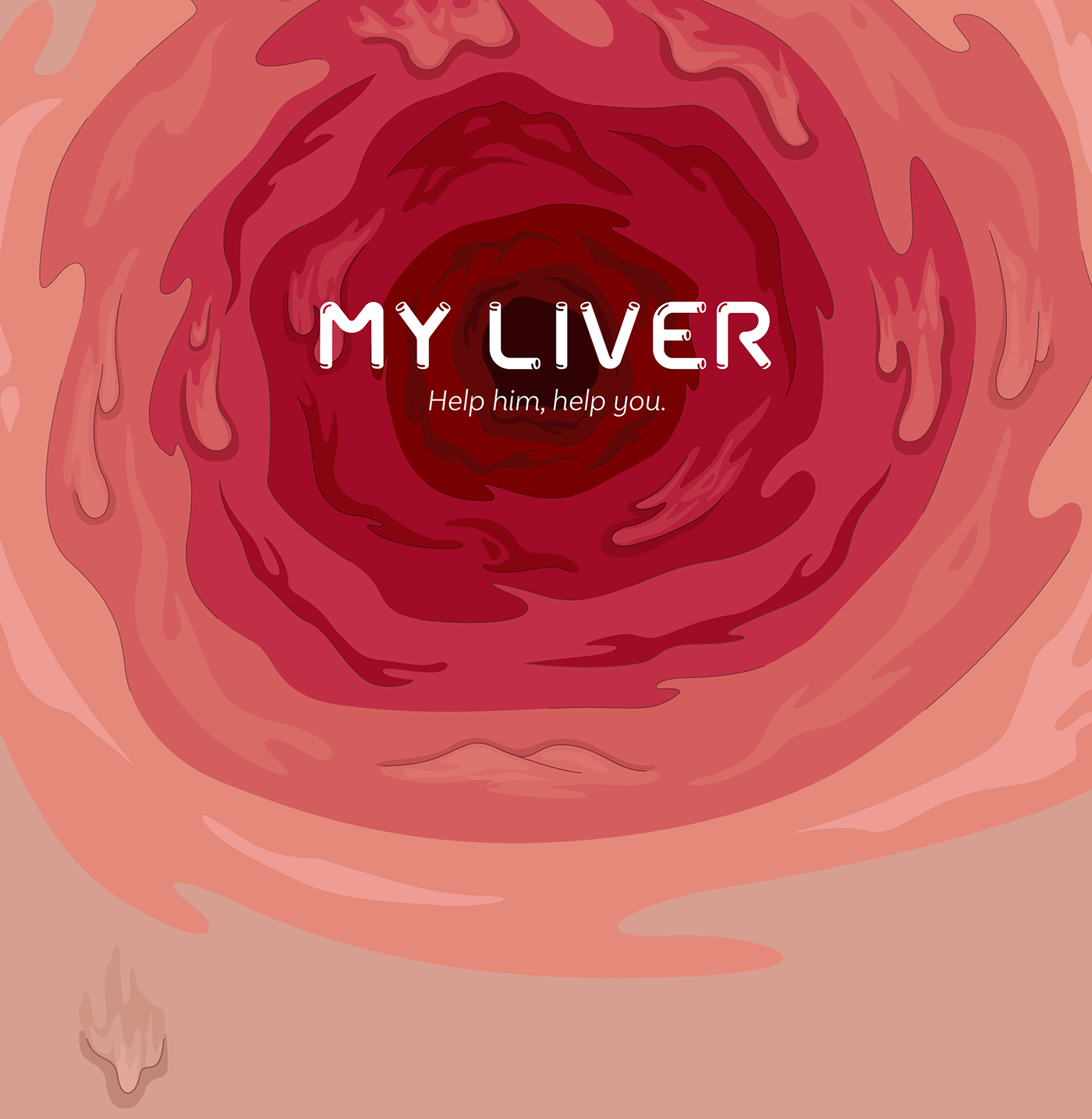 My liver Chatbot alcohol Cause ILLUSTRATION  animation  identity Character Health font