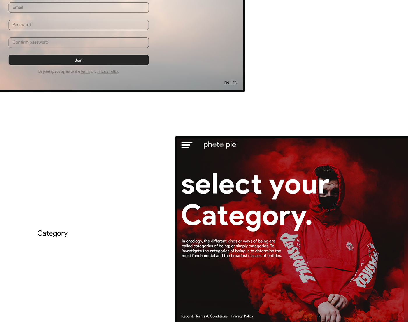 webdeisgn UI/UX Photography  Web logo brand design minimalist camera Behance