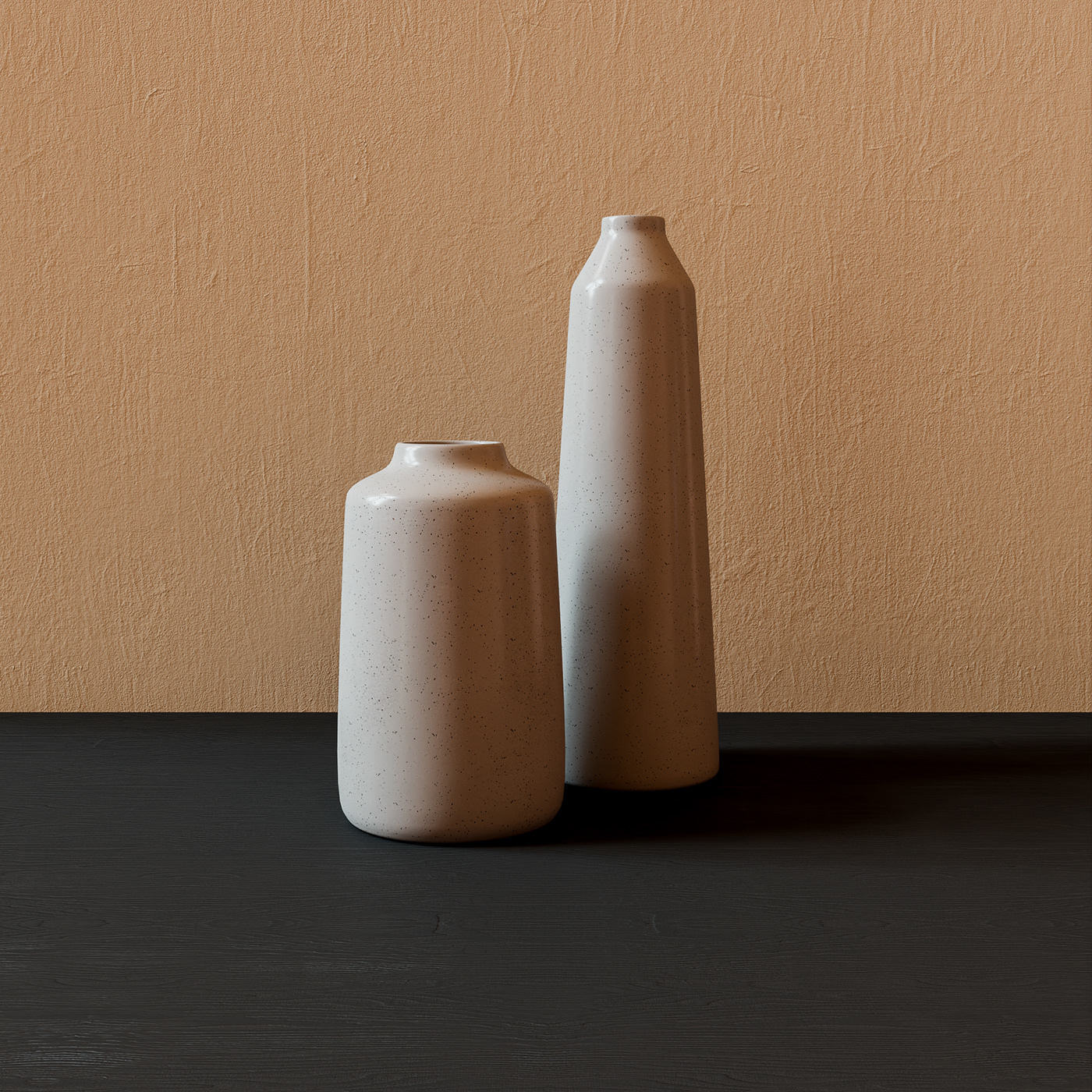 3D 3D model ceramic vases CGI interior design  modeling porcelain Vase vray zenpolygon