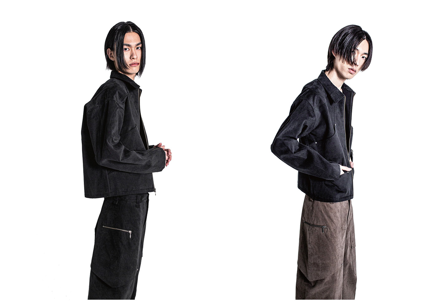 jacket Fashion  model portrait photoshoot editorial magazine design pants fashion design