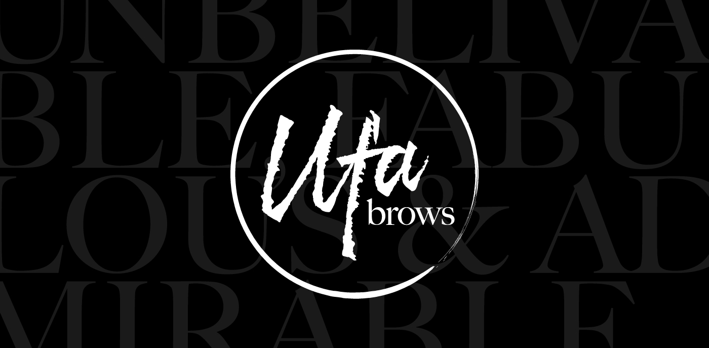 brow bar logo brow logo UFA ufabrows brusnyka