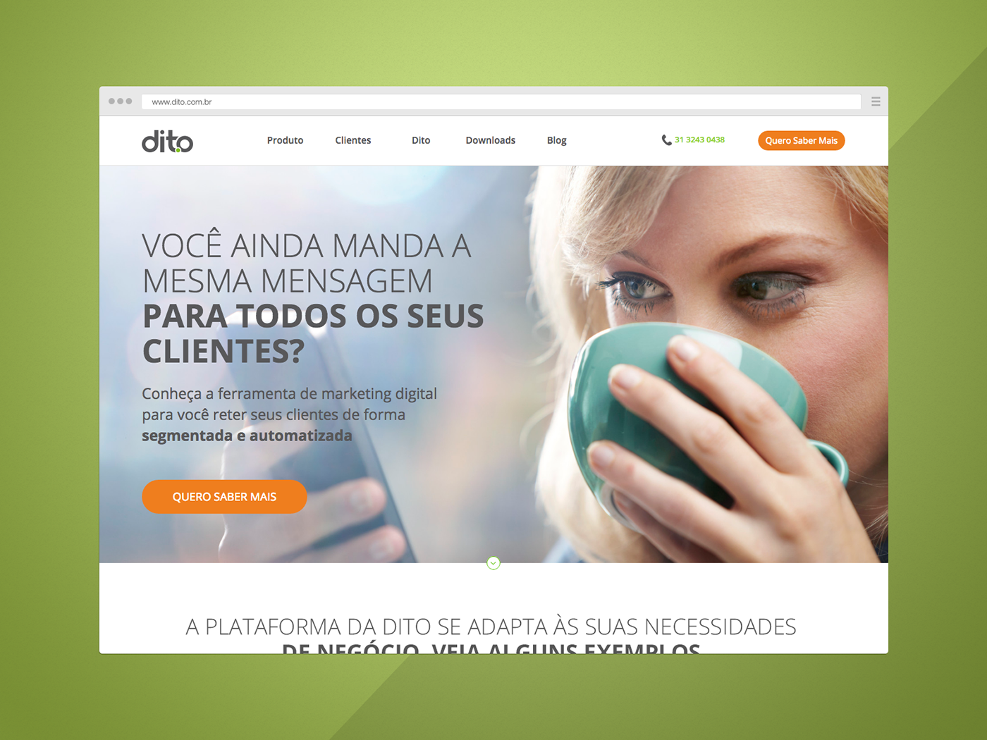 dito Startup ux UI user experience user interface belo horizonte Website Web Brasil Brazil PixCode design