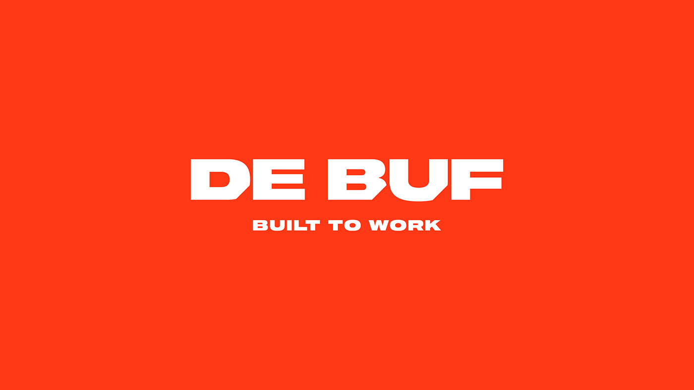 De Buf logo designed as a minimal wordmark.