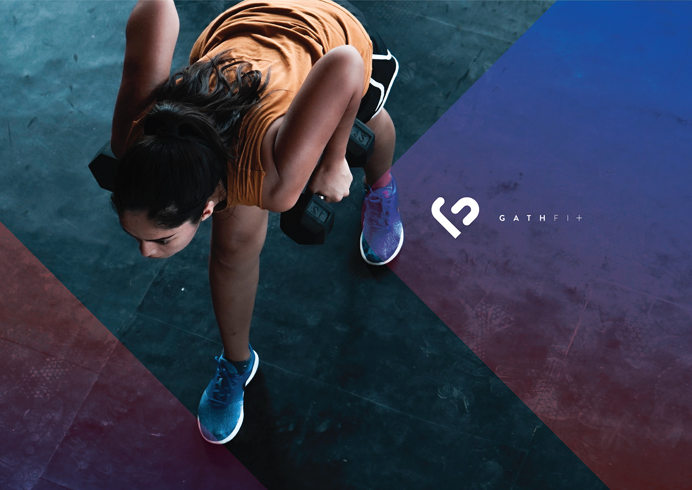 branding  Corporate Identity fitness graphic design  Logo Design Online Community sport