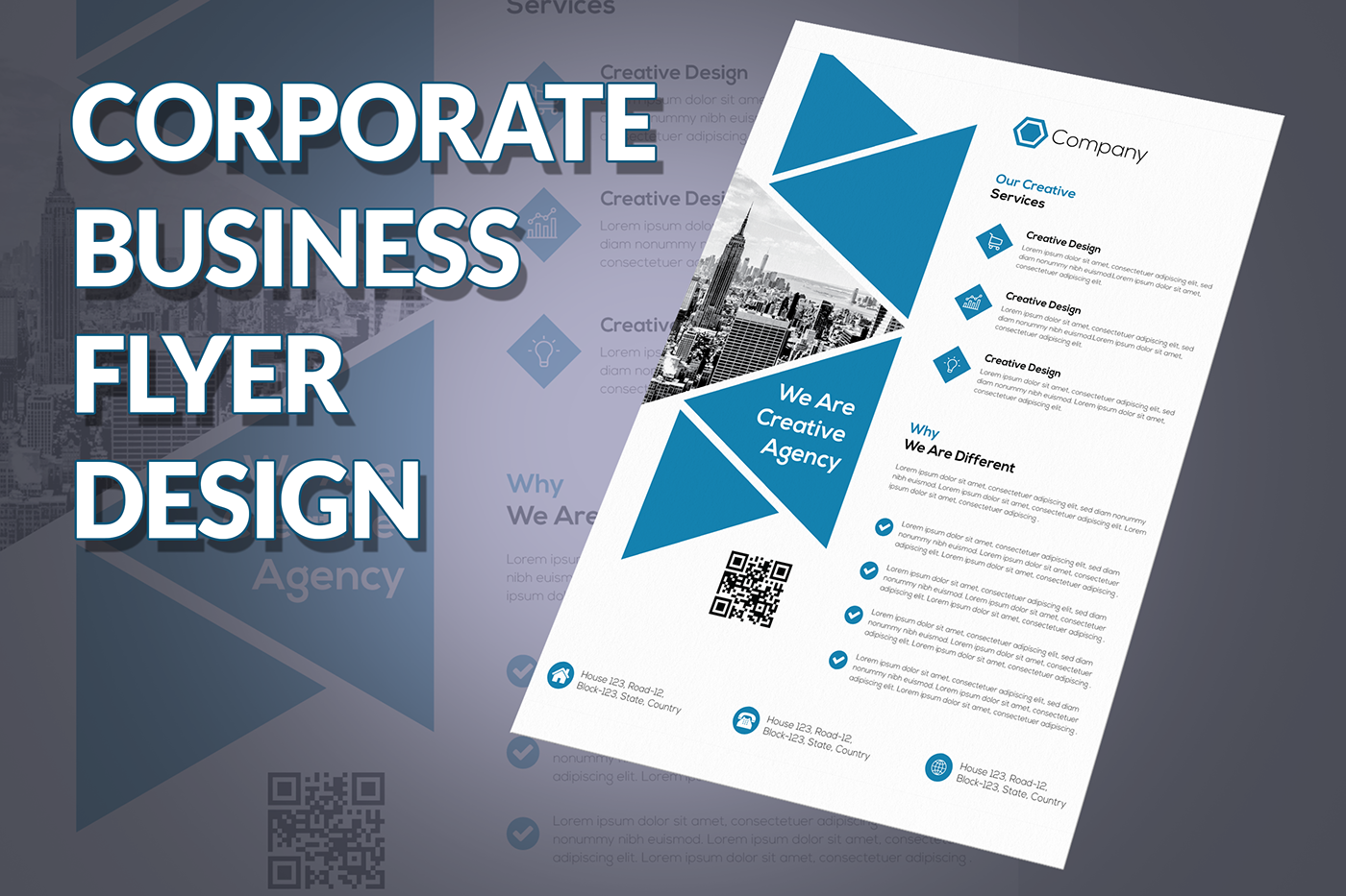 flyer business flyer corporate flyer Flyer Design ui-ux design branding  Corporate Business Flyer Designs creative flyer