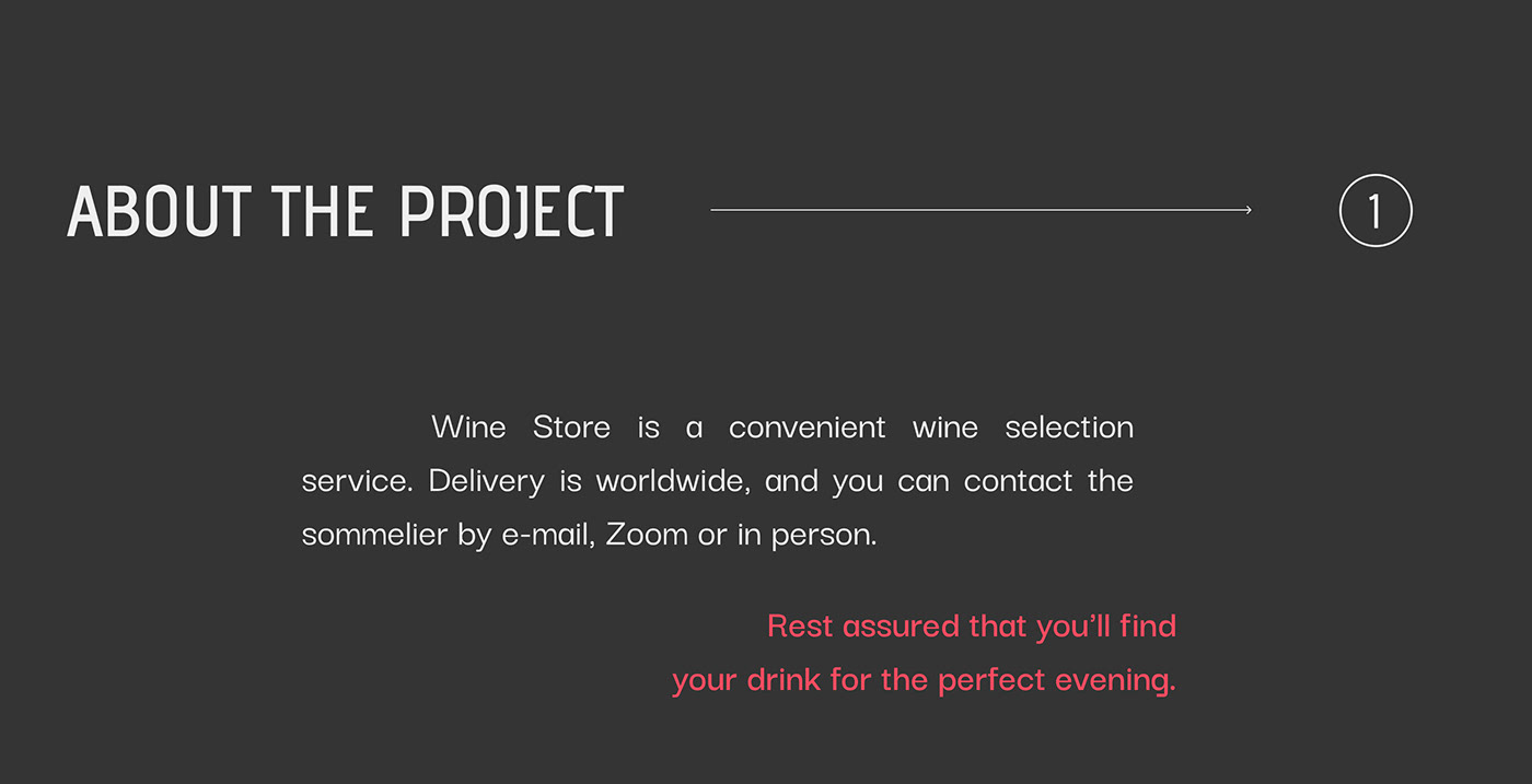 creative market minimalist store ui design UI/UX user interface Website wine