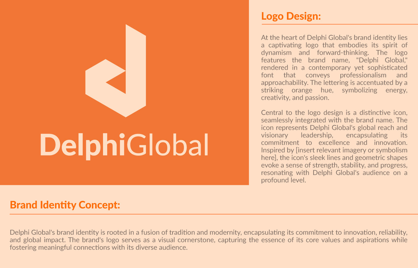 Delphi Global eCommerce Logo and Brand Identity Design