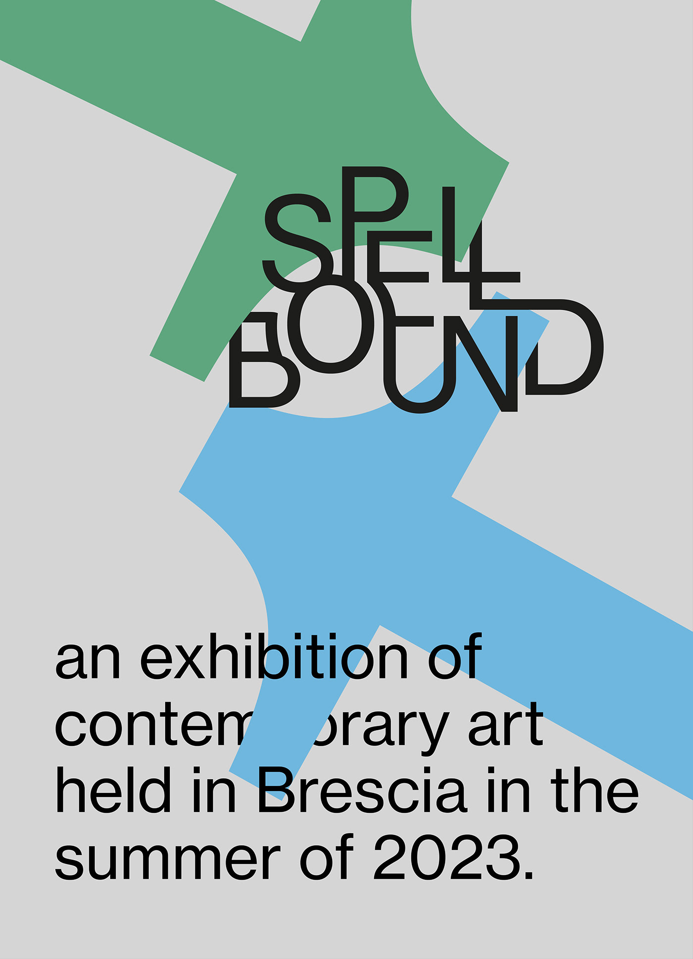 Exhibition  typography   brand identity visual Exhibition Design  exhibition identity gestalt Brescia spellbound Palazzo Martinengo