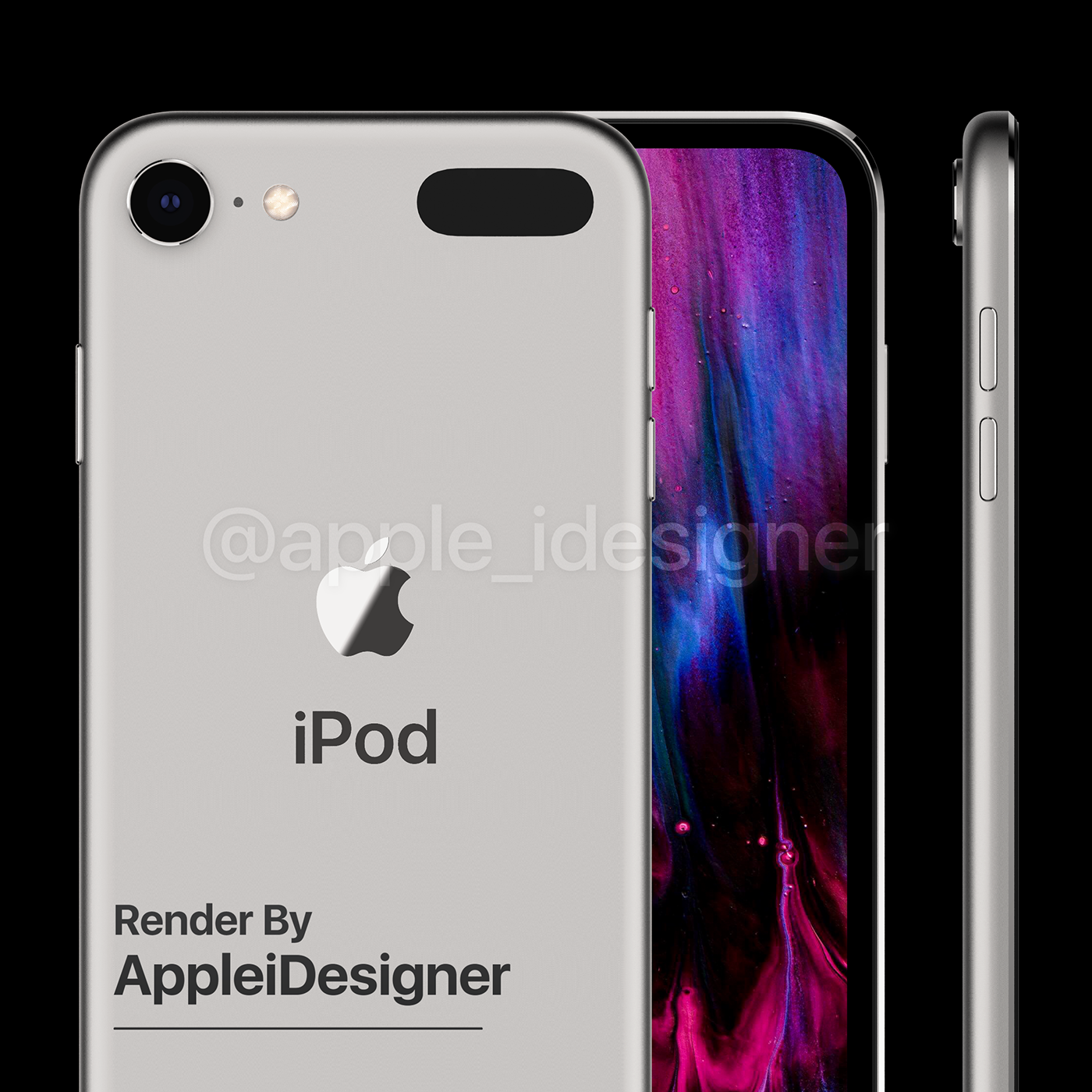 apple ipod ipod touch ios iphone iPod touch 7 iPod touch 7th design concept Render