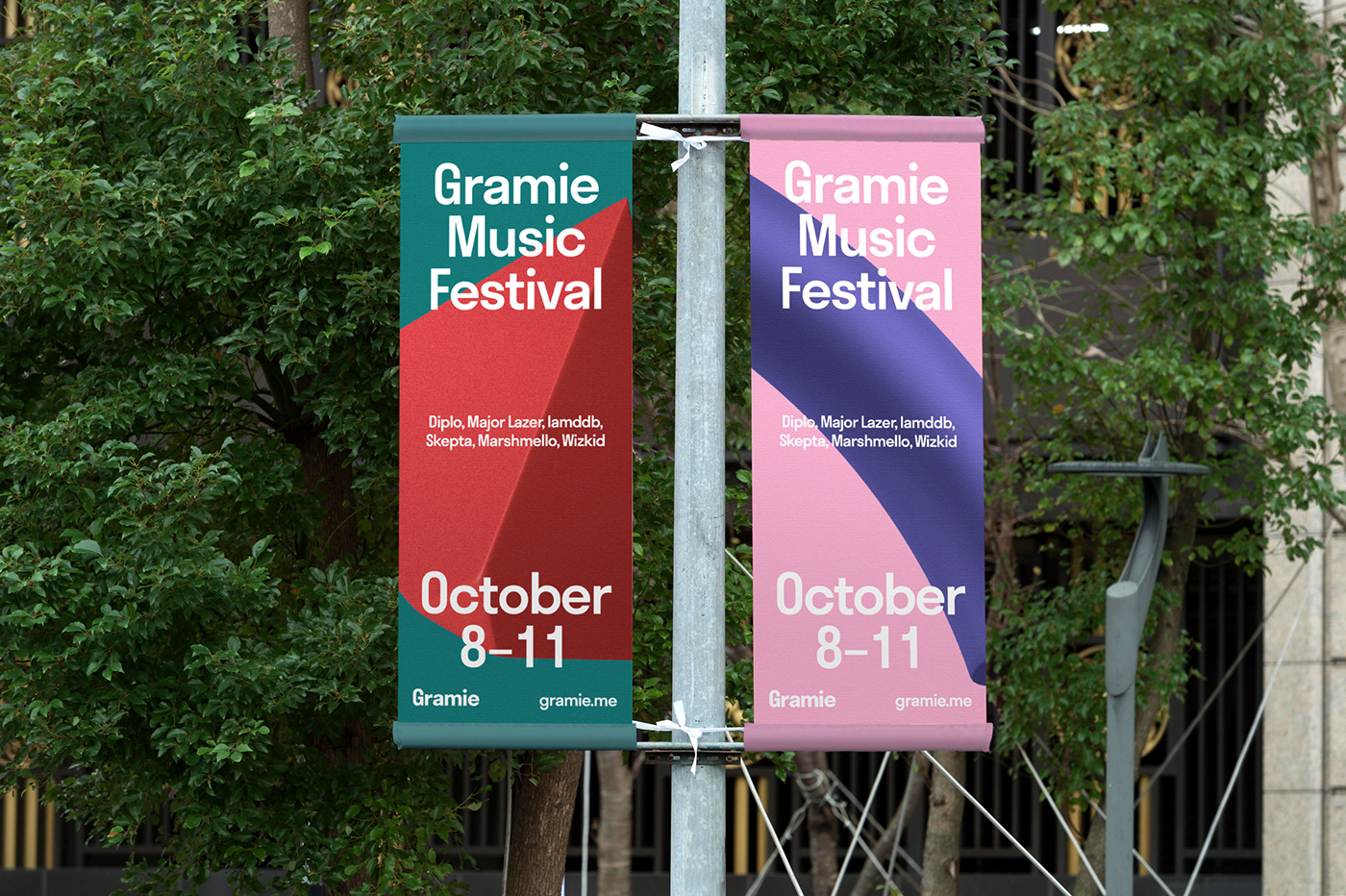 gramie music stream Entertainment 3D artist festival festival id Dynamic dynamic logo