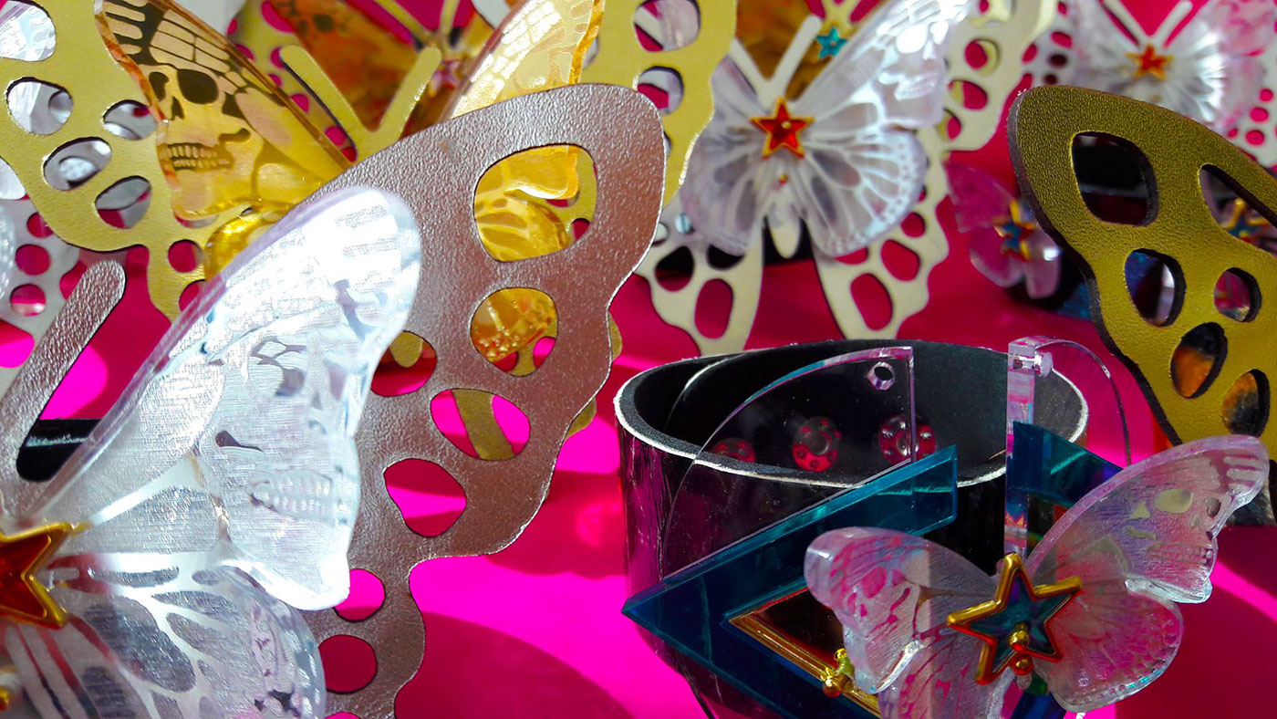 catwalk accesories Art Basel Fashion  color pop