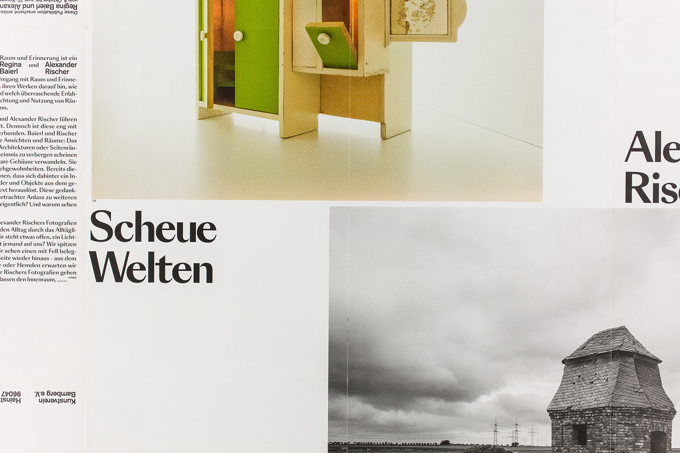 cover design graphic design  typography   Photography  art kunstverein Bamberg