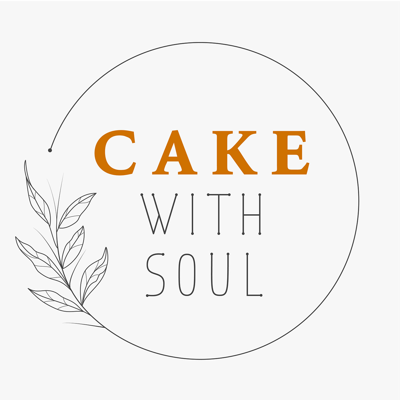 cake design highlights kitchen logo Logo Design Logotype Minimalism minimalist logo vector