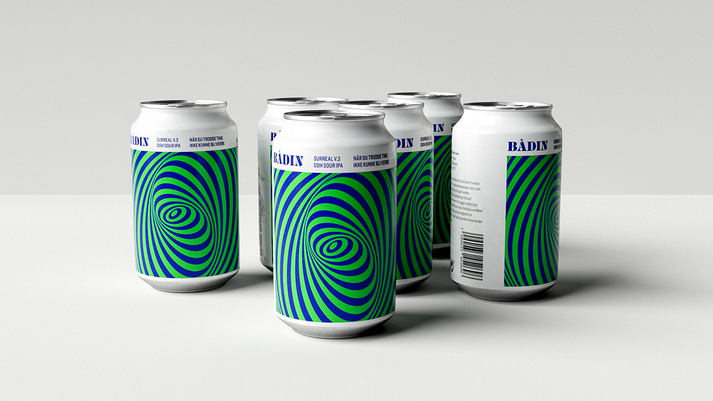 abstract beer beer can design beverage packaging cinema 4d craft beer optical illusion packaging design redshift surreal