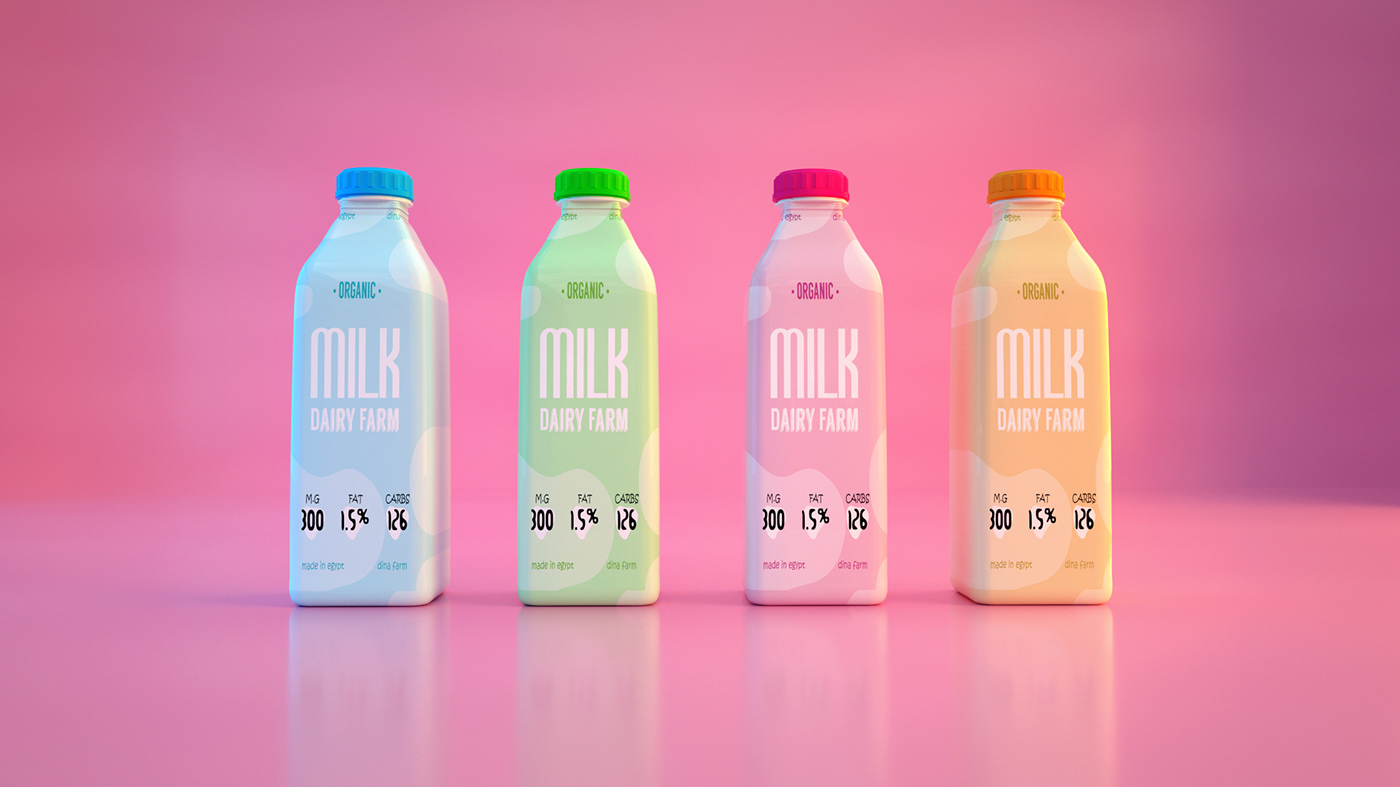 colors DiaBx identity milk Packaging