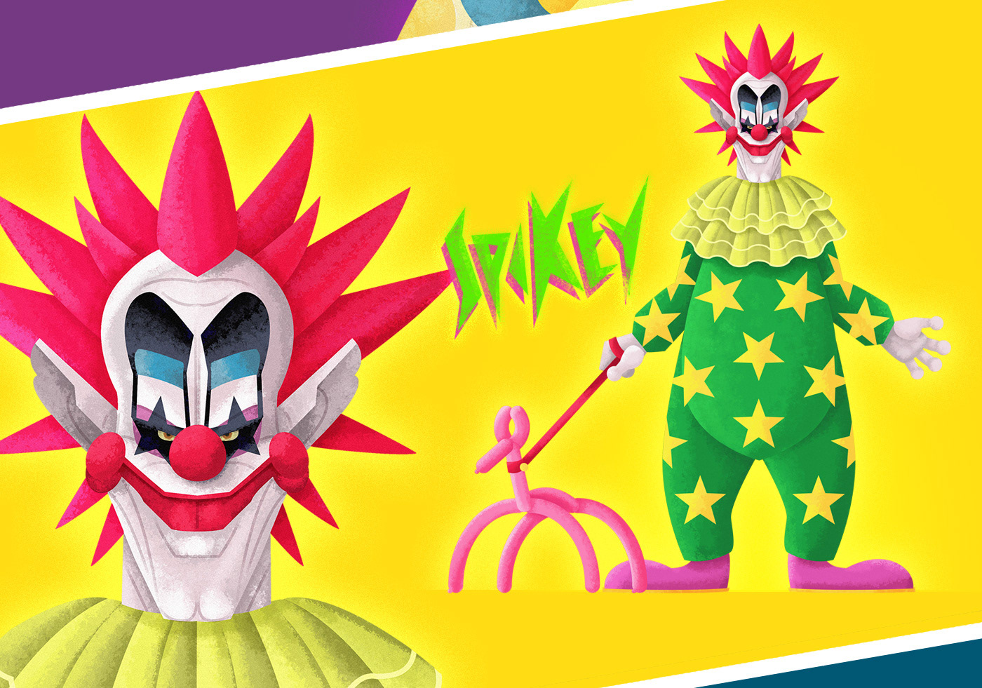 outer space killer klowns klown klownzilla fanart horror movie killer klowns alien clown