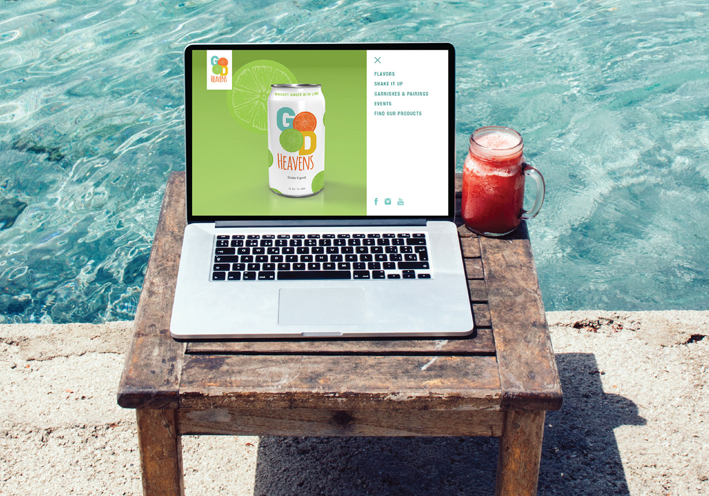 can design Fruit iced marketing   mobile Website