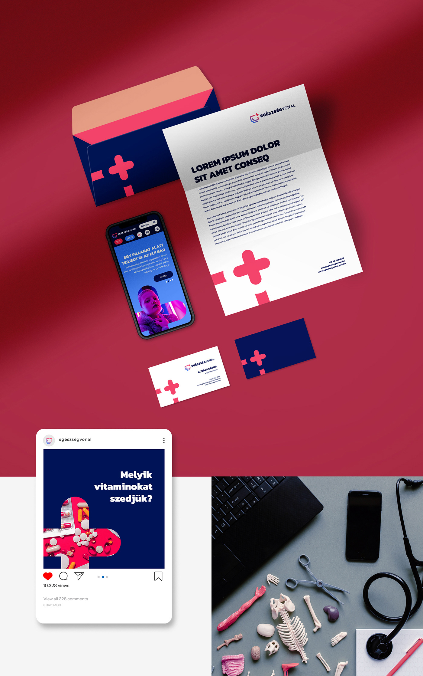 branding  doctor Health healthcare identity UI ui design visual identity Webdesign Website