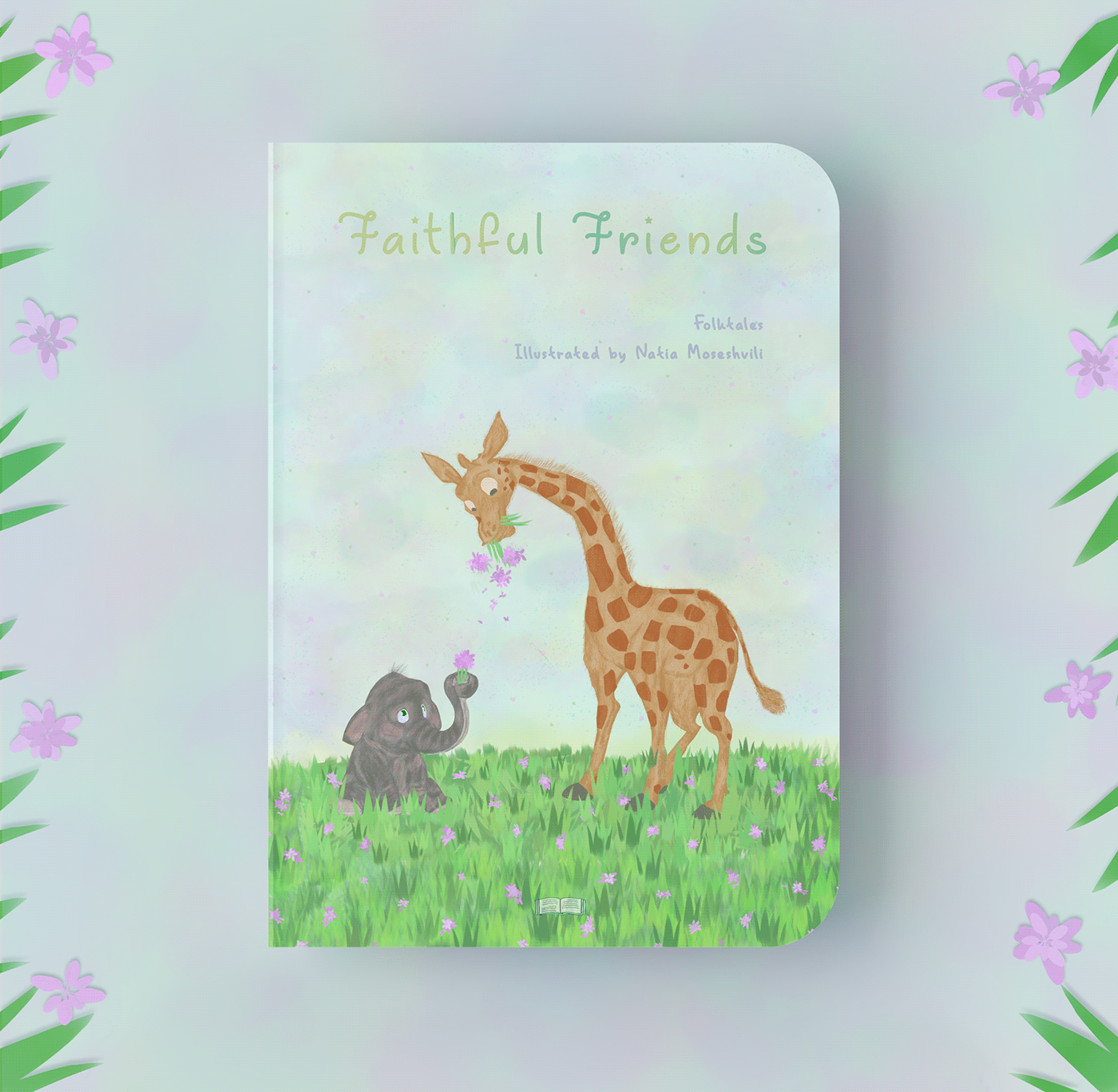 book Book Cover Design book cover illustration Character design  children illustration children's book elephant giraffe graphic design  ILLUSTRATION 
