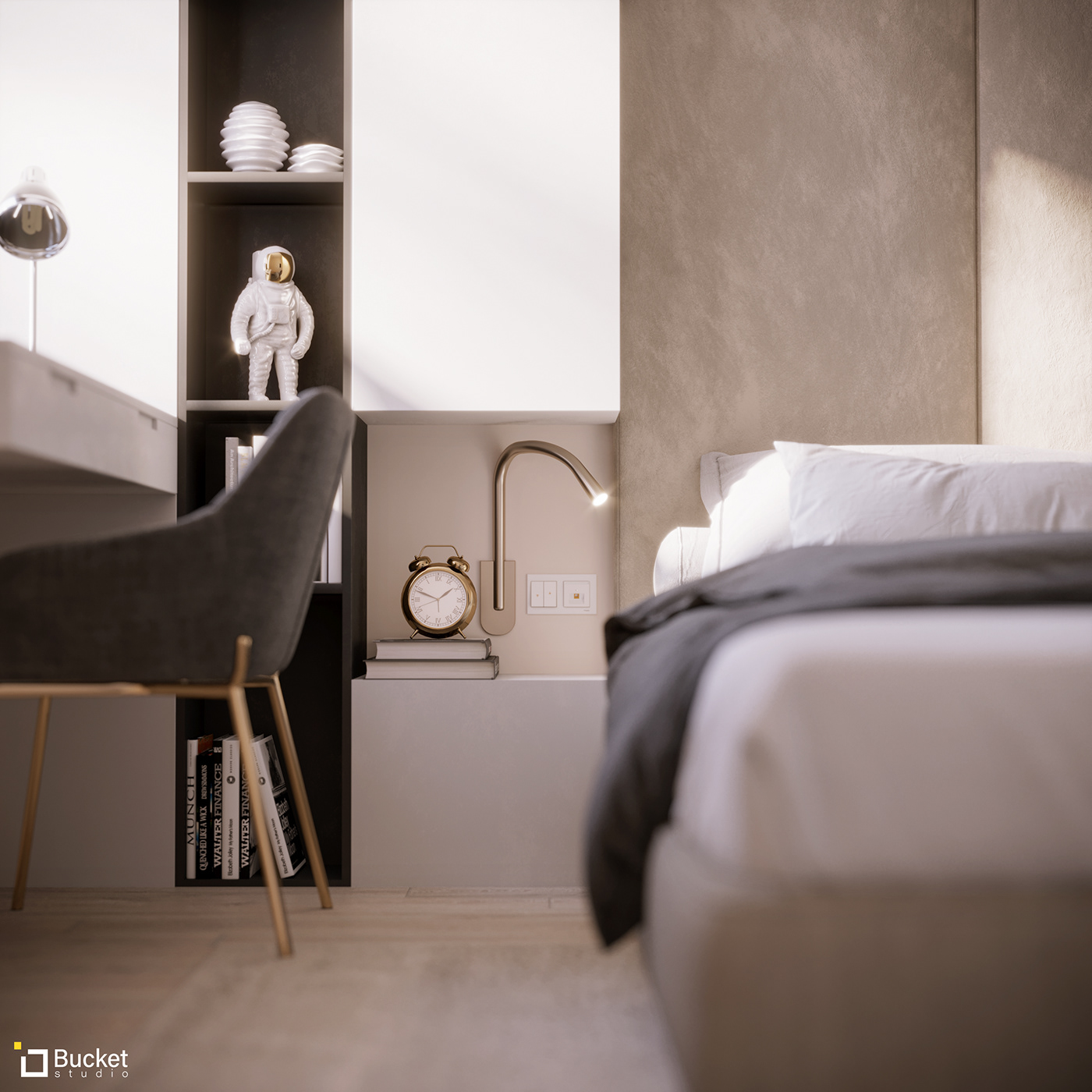 architecture archviz bedroom CGI corona design interior design  visualization real estate apartment