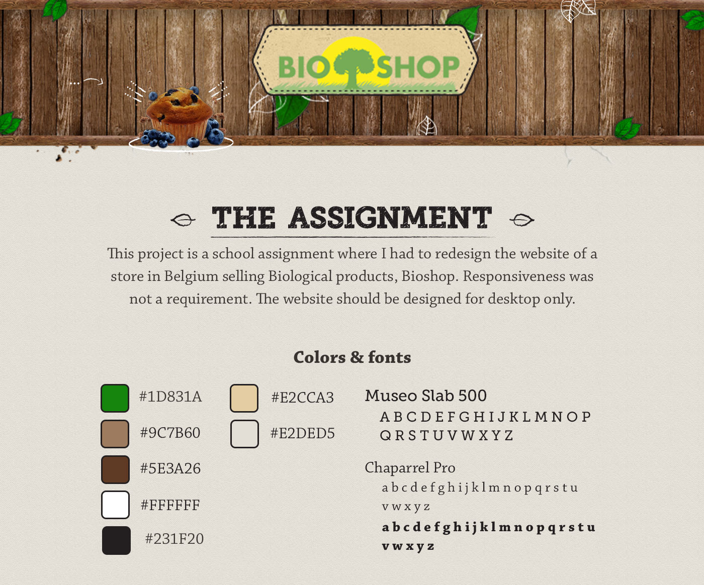 Bio shop Bioshop bio Devine howest Website Food  Health green