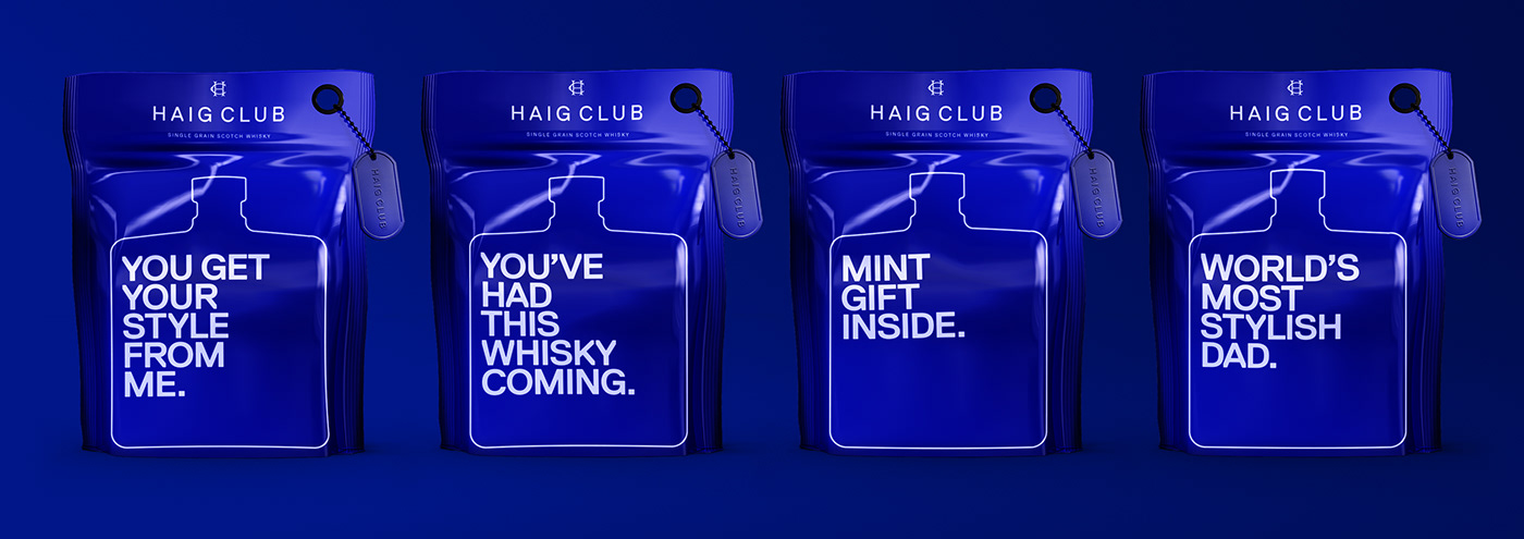 Packaging Whisky Whiskey scotch limited edition Pack haig club liquor Spirits alcohol