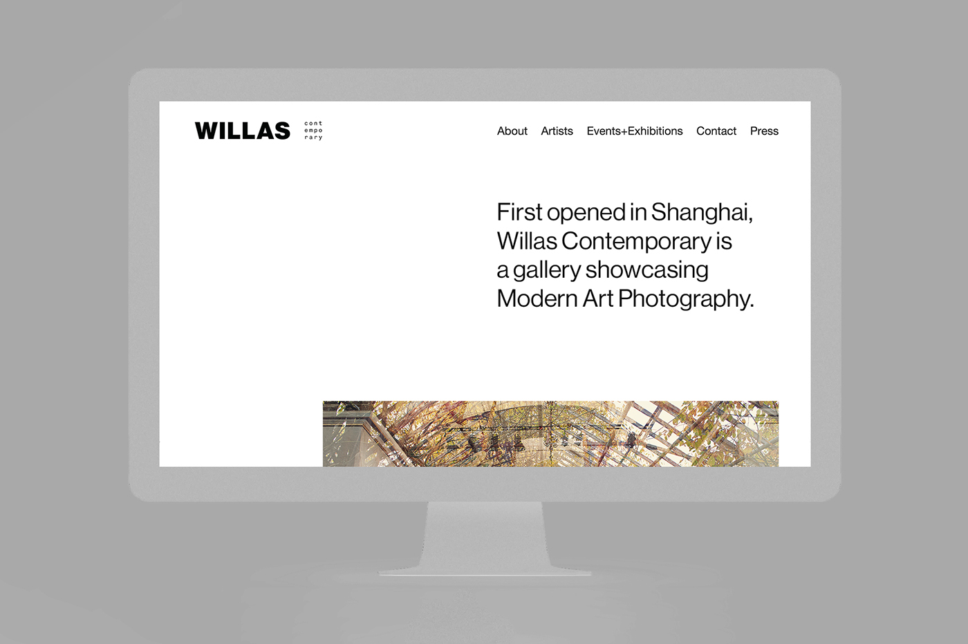 Willas contemporary art Space  gallery museum visual identity modern oslo shanghai