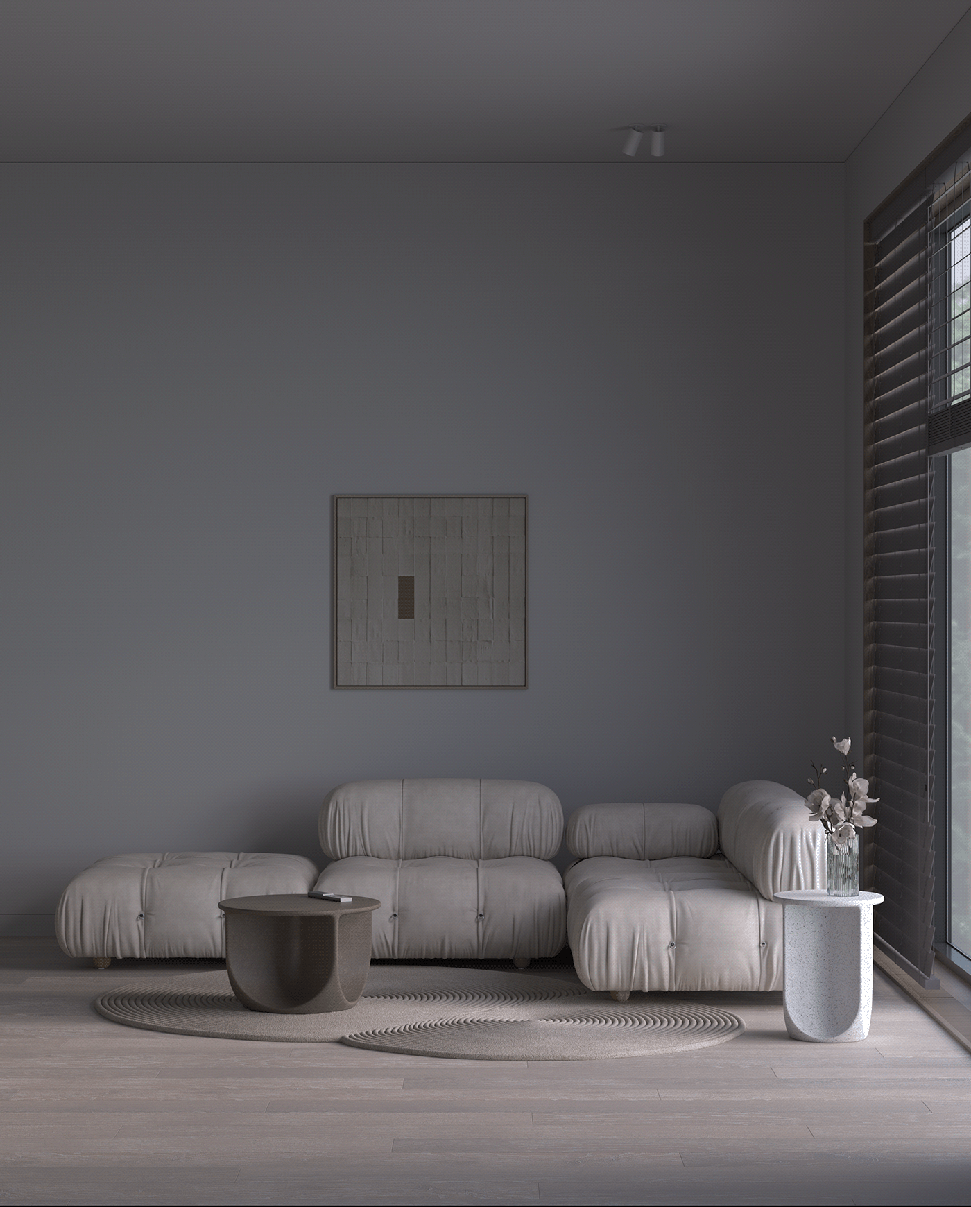 living room interior design  Render visualization 3D 3ds max corona CGI modern archviz