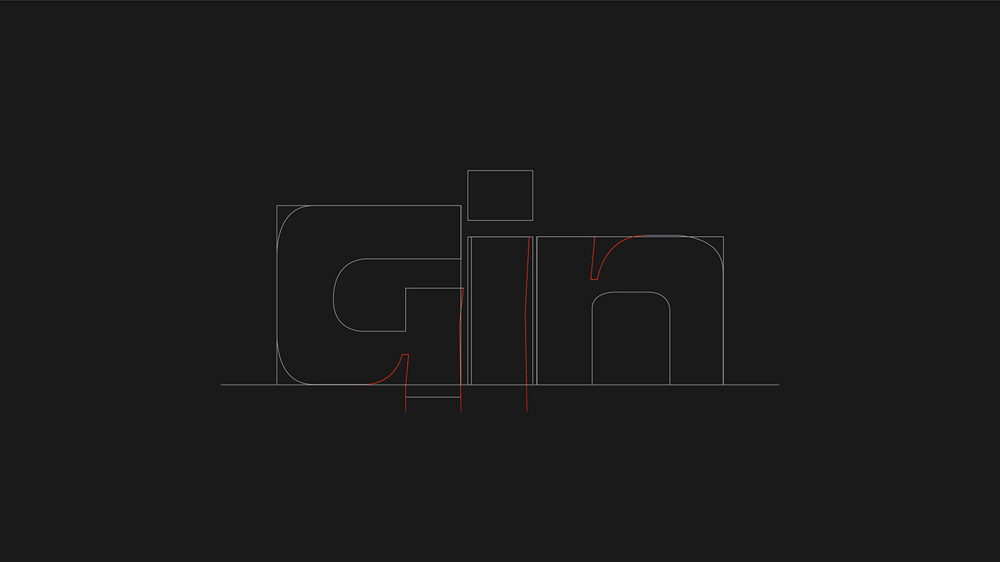 agency brand branding  Büro gin identity logo studio symbol
