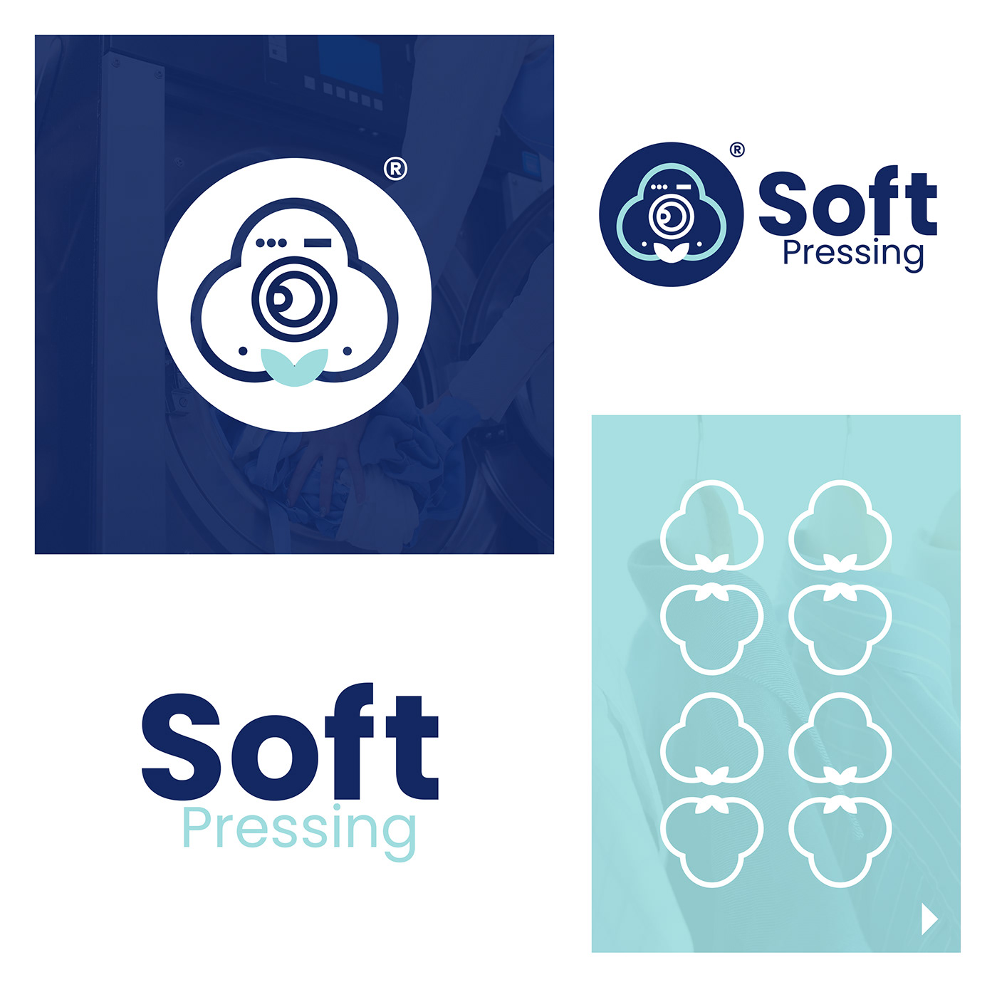 soft logo Logo Design brand identity Logotype logos Logotipo pressing Pressing machine softing