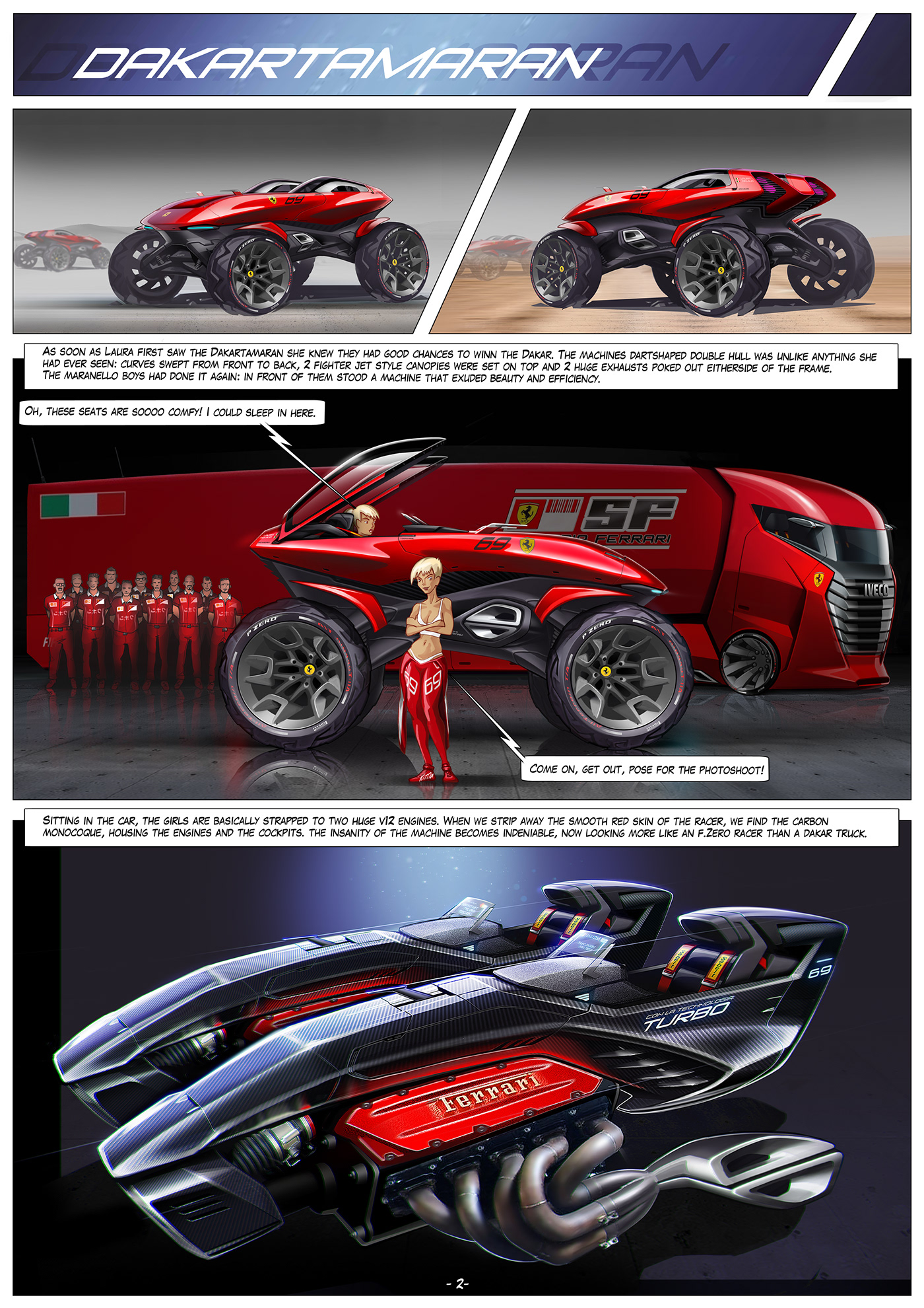 buggy dakar FERRARI Ferrari babes monstertruck Offroader