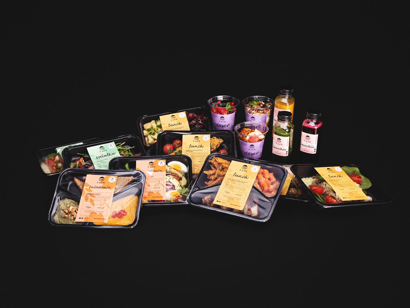 branding  catering color dietary Food  Icon Label logo box diet Packaging