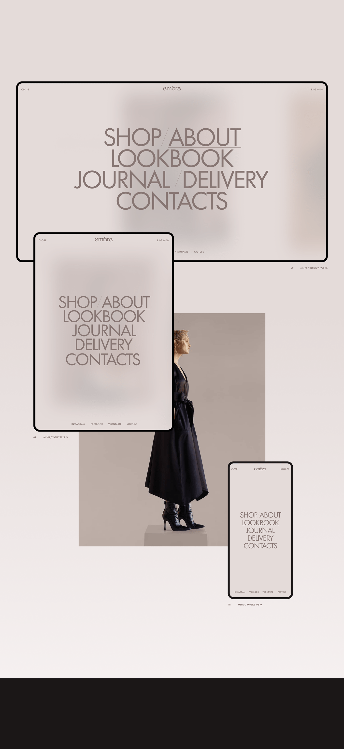 concept e-commerce ecommerce shop Embra Fashion  fashion brand Fashion shop Fashion UI fashion website shop