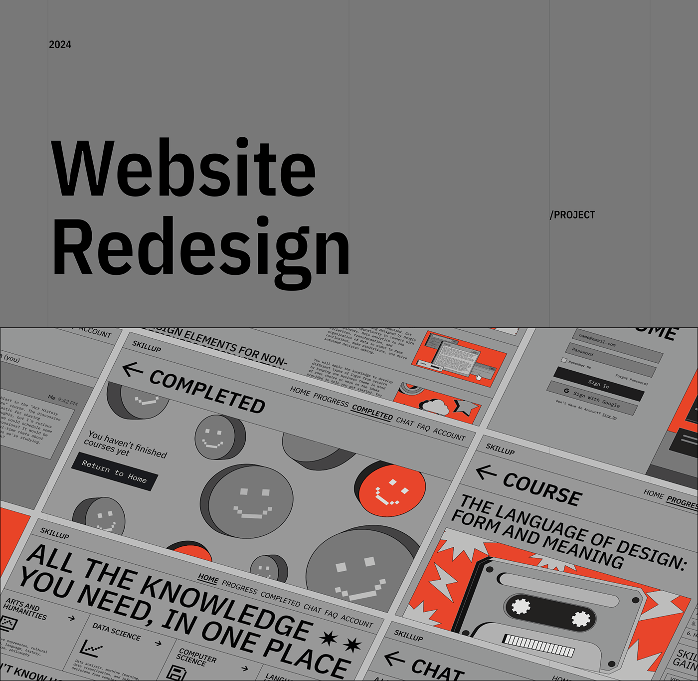 2D Animation vector Web Design  Website redesign website art