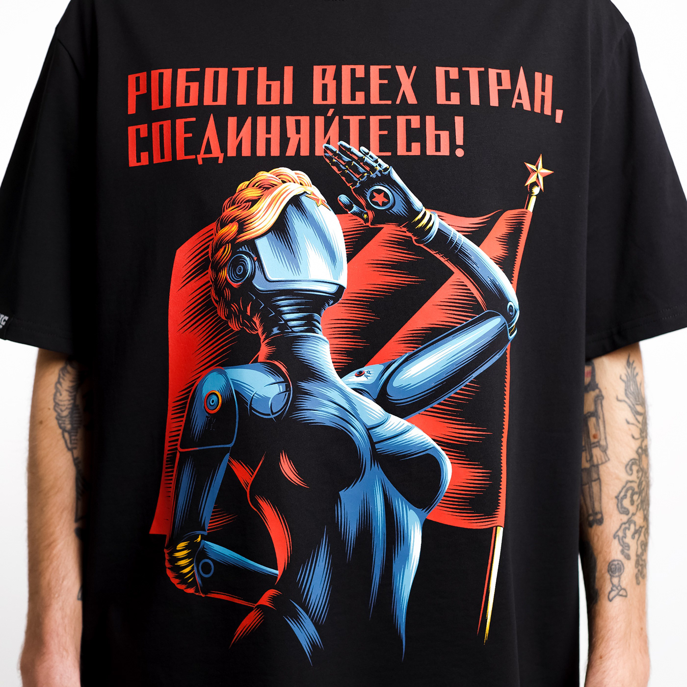 atomic heart tshirt vector robot t-shirt Twins Vector Illustration ussr Soviet Retro