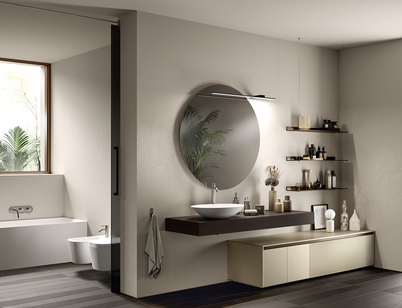3D architecture bathroom CGI inspiration Interior interior design  Render rendering visualization