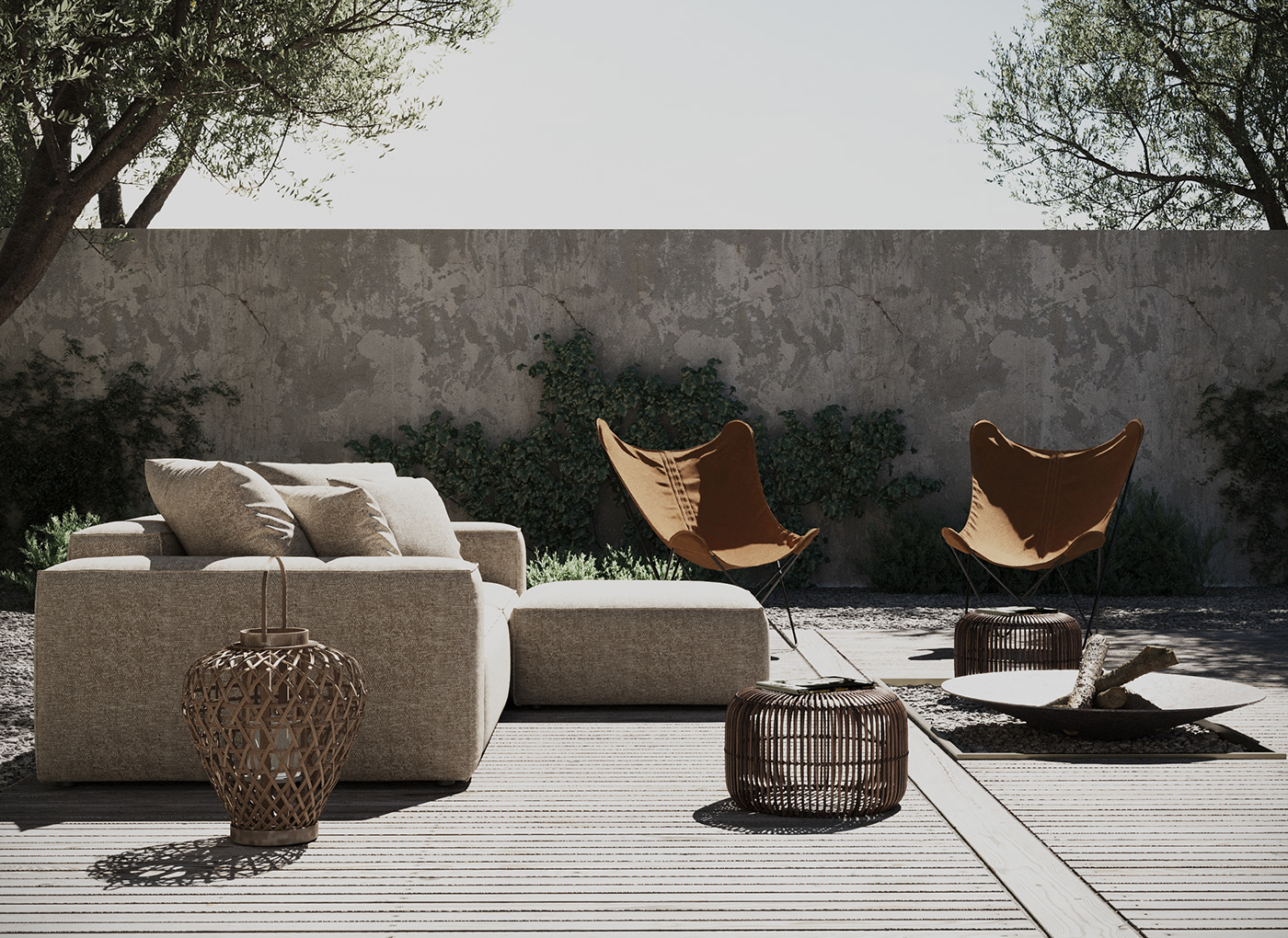 furniture rendering outdoor